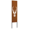vidaXL Záhradná clona na súkromie Zvieracia potlač Hrdzavý 32 x 140 cm