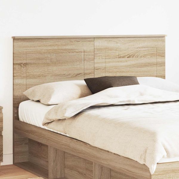 vidaXL Zadné čelo Sonoma dub 100 cm Konštruované drevo