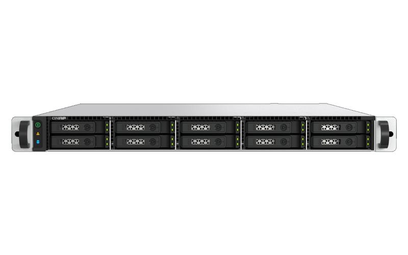 QNAP TS-h1077AFU-R7-32G (AMD Ryzen 7, 32GB ECC RAM, 10x 2,5'' SATA, 2x PCIe, 2x 2,5GbE, 2x 10GbE)