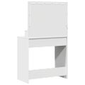 vidaXL Toaletný stolík Biela 79 x 41 x 135 cm Kompozitné drevo