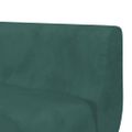 vidaXL Pohovka v tvare L tmavozelená 275x140x70 cm zamat
