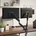 vidaXL Rameno na dva monitory pre max 27 palcov pružinu obrazovky 20kg