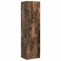 vidaXL Stôl Dymová dub 133,5 x 50 x 124 cm 2 ks