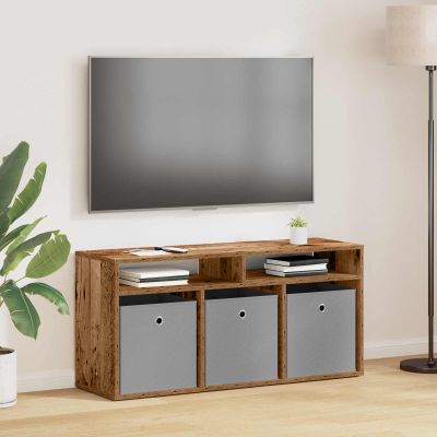 vidaXL Nízka skriňa so zásuvkou Staré drevo 102 x 32 x 48,5 cm