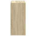 vidaXL Knižnica dub sonoma 68,5x32x68,5 cm kompozitné drevo