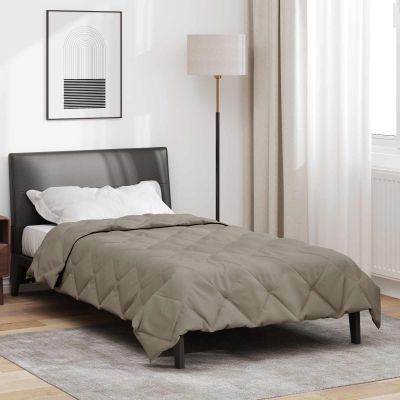 vidaXL Prikrývka na celý rok Svetlosivá 155 x 220 cm Mikrovlákno