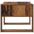 vidaXL Konferenčný stolík Staré drevo 66 x 53 x 45 cm Kompozitné drevo