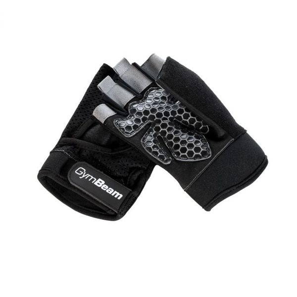 Fitness rukavice Grip Black - GymBeam, veľkosť M