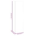 vidaXL TV skrinky 4 ks hnedý dub 30,5x30x110 cm spracované drevo