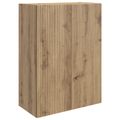 vidaXL Nástenná skrinka 66 x 34,5 x 90 cm Kompozitné drevo Dub artisan