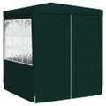 vidaXL Profesionálny párty stan+bočné steny 2x2 m, zelený 90 g/m²