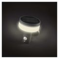 LED záhradné solárne nástenné svietidlo TERION, senzor súmraku, 12,5 x 14,7 x 14,6 cm