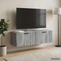 vidaXL Nástenná TV skrinka Nástenný Sivá sonoma 98 x 31 x 30 cm