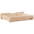 vidaXL Zásuvky pod posteľ s kolieskami 2 ks 80x55x17 cm borovica