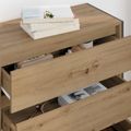 vidaXL Servírovacia skriňa Remeselnícky dub 79 x 36 x 75.5 cm