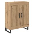 vidaXL Highboard 2 ks Remeselný dub 69,5 x 34 x 180 cm