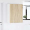 vidaXL Závesná skrinka Sonoma dub 80 x 31 x 100 cm Kompozitné drevo