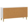 vidaXL TV skrinka 102 x 34,5 x 50 cm Biela Kompozitné drevo