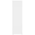 vidaXL Komoda biela 80x30x106 cm spracované drevo