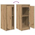 VidaXL Príborník Artisan Dub 29,5x34x76 cm Engineered Wood