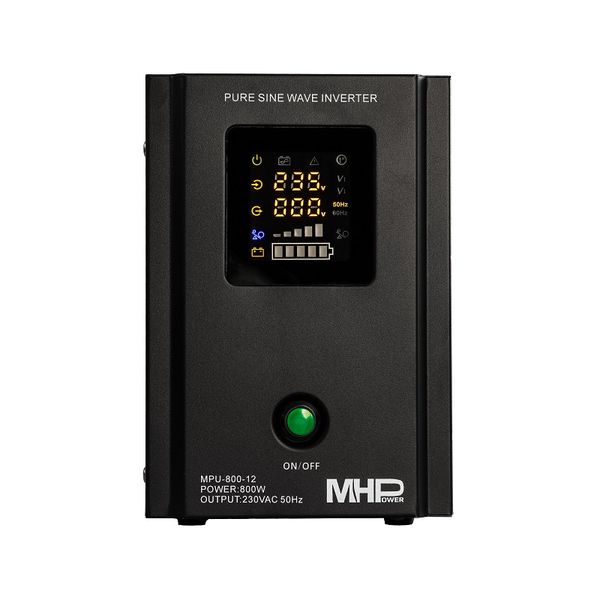 Záložný zdroj MHPower MPU-800-12, UPS, 800W, čistý sinus, 12V