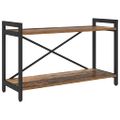 vidaXL Regál na knihy 80 x 30 x 50 cm Kompozitné drevo Staré drevo