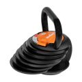 Kettlebell litinový nastaviteľný 9 kg REBEL ACTIVE RBA-2324-9