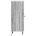 vidaXL Servírovacia skriňa Sivá sonoma 33 x 34,5 x 90 cm