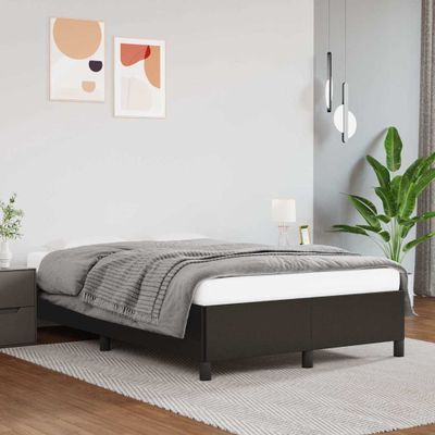 vidaXL Posteľný rám bez matraca čierny 120x200 cm umelá koža
