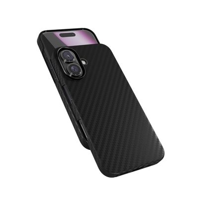 Epico Mag+ Carbon kryt pre iPhone 16 - čierny