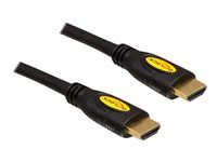 Kábel HDMI s ethernetom - HDMI so zástrčkami (samec) do HDMI so zástrčkami (samec) - 1,5 m - čierna