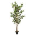 vidaXL Umelý bambusový strom 1380 listov 200 cm zelený