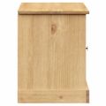 vidaXL Lavica na topánky VIGO 106x35x45 cm, borovicový masív