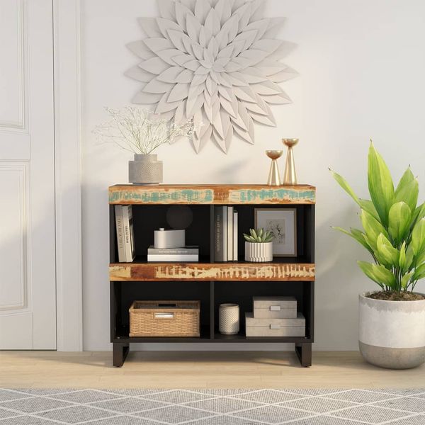 vidaXL Bočná skrinka 85x33x75 cm masívne recyklované drevo