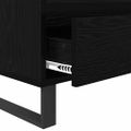 vidaXL TV skrinka so zásuvkou Čierny dub 100 x 34,5 x 44,5 cm