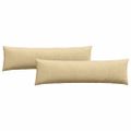 vidaXL Vankúše na pohovku 2 pcs Šedá zelená 145 x 40 cm