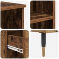 vidaXL Highboard Staré drevo 40 x 36 x 110 cm Kompozitné drevo