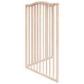vidaXL Brána pre psa skladacia 2 panely 160 cm topoľové drevo