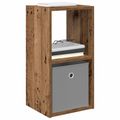 vidaXL Nočný stolík Staré drevo 30,5 x 27 x 59,5 cm Kompozitné drevo