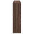 vidaXL Knižnica 3-posch. hnedý dub 137,5x29x103,5 cm kompozitit. drevo