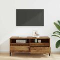 vidaXL TV skrinka so zásuvkou Staré drevo 100 x 34,5 x 44,5 cm