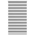 vidaXL Zebrová roleta 80,9x175 cm Šírka látky 76,7 cm sivá