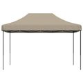 vidaXL Párty stan 279 x 410 x 315 cm Sivohnedá Oxfordská látka