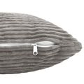 vidaXL Poťah na podložku 6 ks HEERLEN Svetlosivá 35 x 35 cm manšestr
