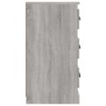 vidaXL Komoda sivá sonoma 70x35,5x67,5 cm spracované drevo