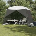 vidaXL Stan s moskytiérou so strechou Sivá 320 x 320 x 218 cm