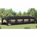 vidaXL Párty stan 3x12 m, antracitový