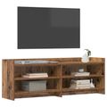 vidaXL TV skrinka 135 x 33 x 47 cm Staré drevo Kompozitné drevo