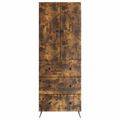 vidaXL Sada skríň 2 ks 66 x 34,5 x 90 cm Kompozitné drevo Dymový dub