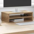 VidaXL Stojan na monitor Artisan Oak 42x24x13 cm Engineered Wood